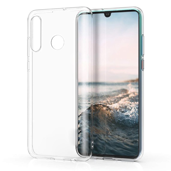 Microsonic Huawei P30 Lite Kılıf Transparent Soft Beyaz 4