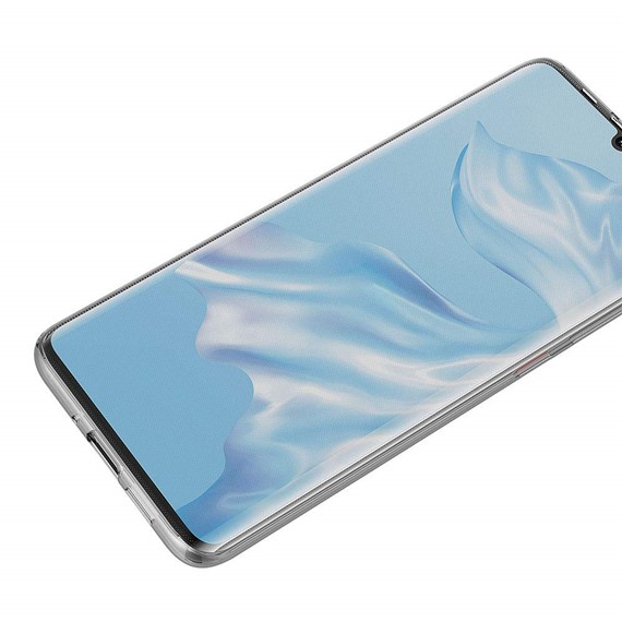 Microsonic Huawei P30 Pro Kılıf 6 tarafı tam full koruma 360 Clear Soft Şeffaf 5