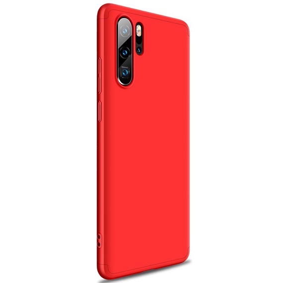 Microsonic Huawei P30 Pro Kılıf Double Dip 360 Protective Kırmızı 2