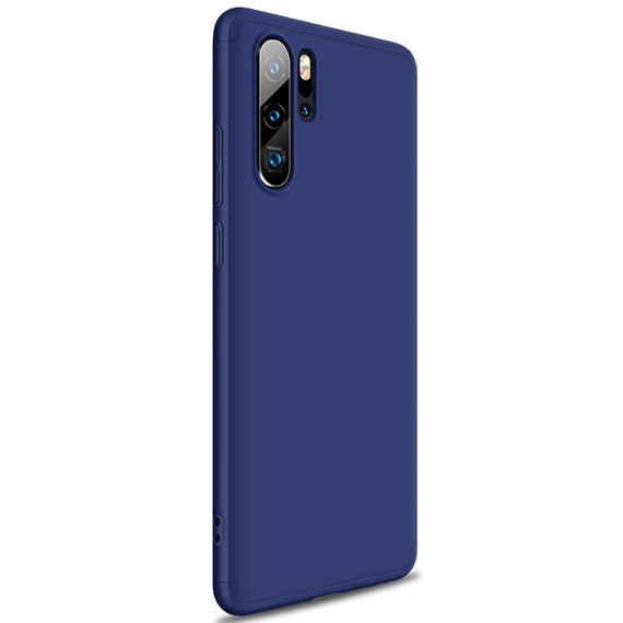 Microsonic Huawei P30 Pro Kılıf Double Dip 360 Protective Lacivert 2