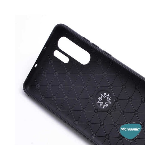 Microsonic Huawei P30 Pro Kılıf Kickstand Ring Holder Kırmızı 5