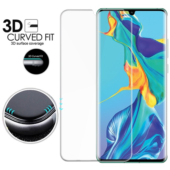 Microsonic Huawei P30 Pro Ön Arka Kavisler Dahil Tam Ekran Kaplayıcı Film 3