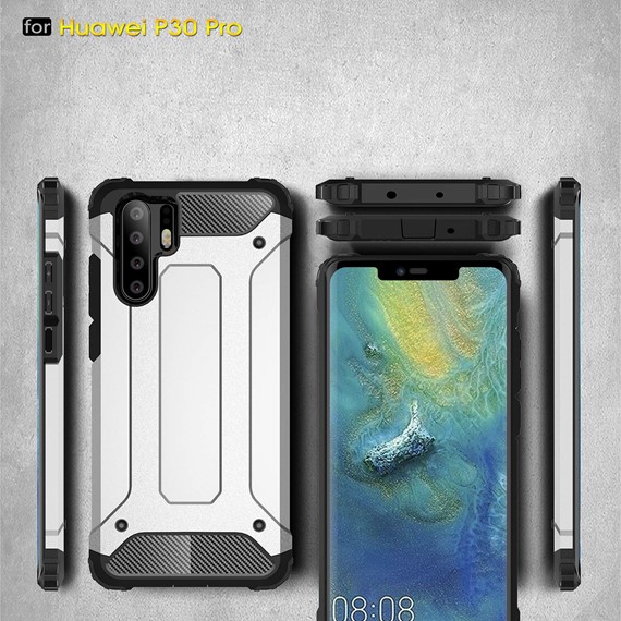 Microsonic Huawei P30 Pro Kılıf Rugged Armor Kırmızı 5