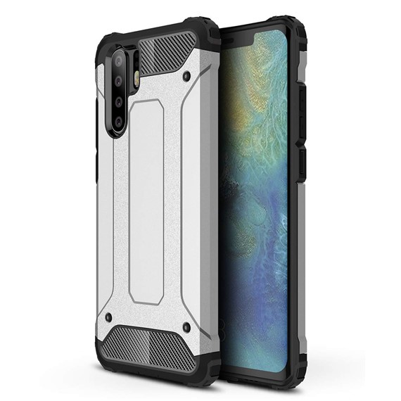 Microsonic Huawei P30 Pro Kılıf Rugged Armor Gümüş 1