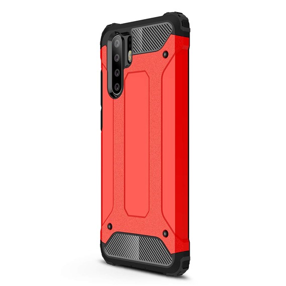 Microsonic Huawei P30 Pro Kılıf Rugged Armor Kırmızı 2