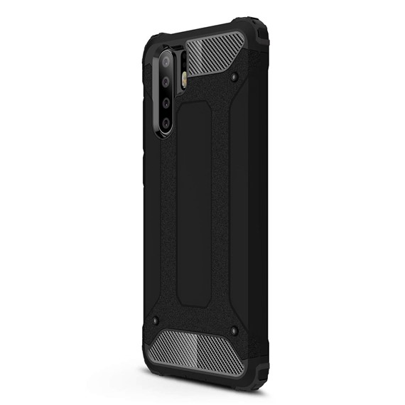 Microsonic Huawei P30 Pro Kılıf Rugged Armor Siyah 2