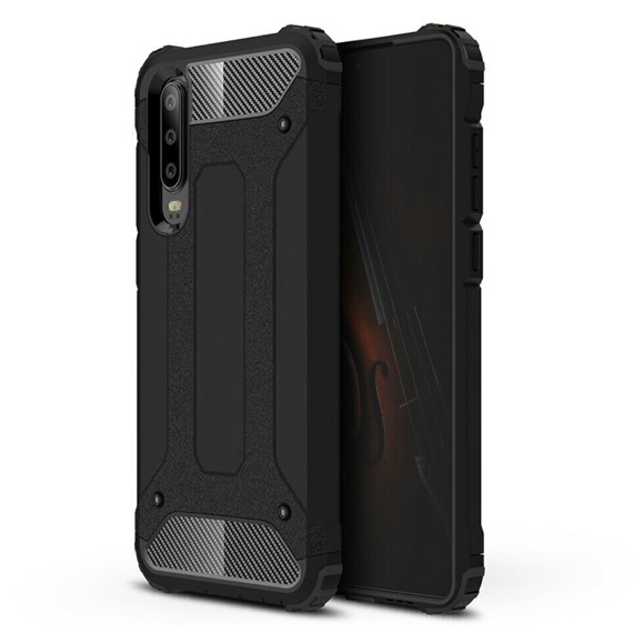 Microsonic Huawei P30 Kılıf Rugged Armor Siyah 1