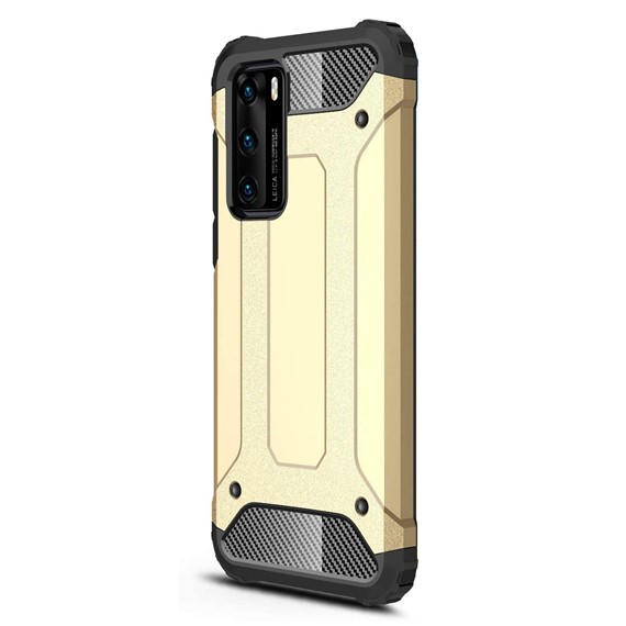 Microsonic Huawei P40 Kılıf Rugged Armor Gold 2