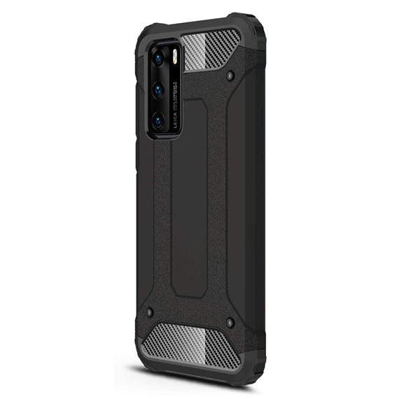 Microsonic Huawei P40 Kılıf Rugged Armor Siyah 2