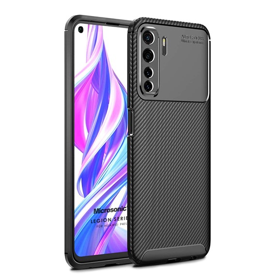 Microsonic Huawei P40 Lite 5G Kılıf Legion Series Siyah 1