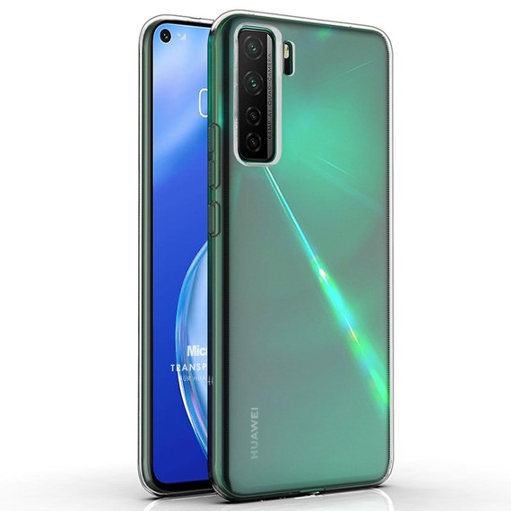 Microsonic Huawei P40 Lite 5G Kılıf Transparent Soft Şeffaf 1