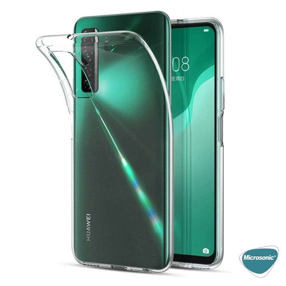 Microsonic Huawei P40 Lite 5G Kılıf Transparent Soft Şeffaf 2