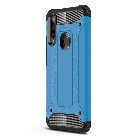 Microsonic Huawei P40 Lite E Kılıf Rugged Armor Mavi 2