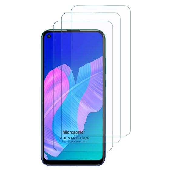 Microsonic Huawei P40 Lite E Screen Protector Nano Glass 3 Pack 2