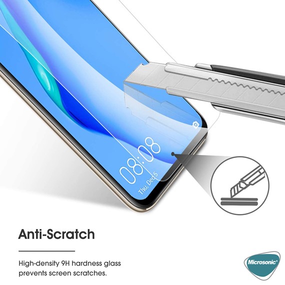 Microsonic Huawei P40 Lite E Tempered Glass Screen Protector 4