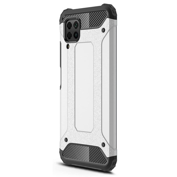 Microsonic Huawei P40 Lite Kılıf Rugged Armor Gümüş 2