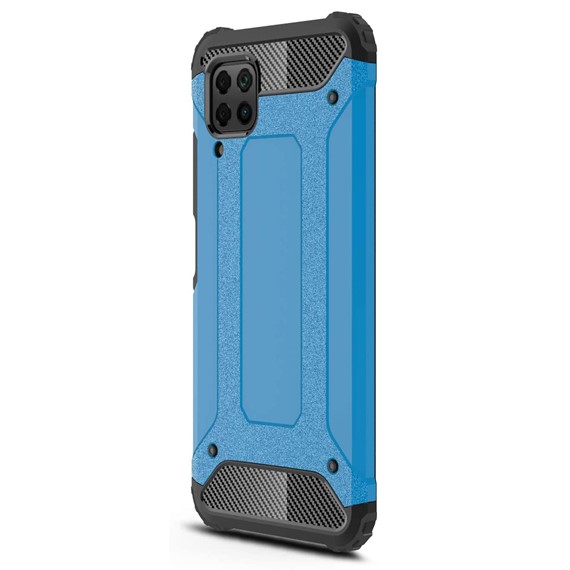 Microsonic Huawei P40 Lite Kılıf Rugged Armor Mavi 2