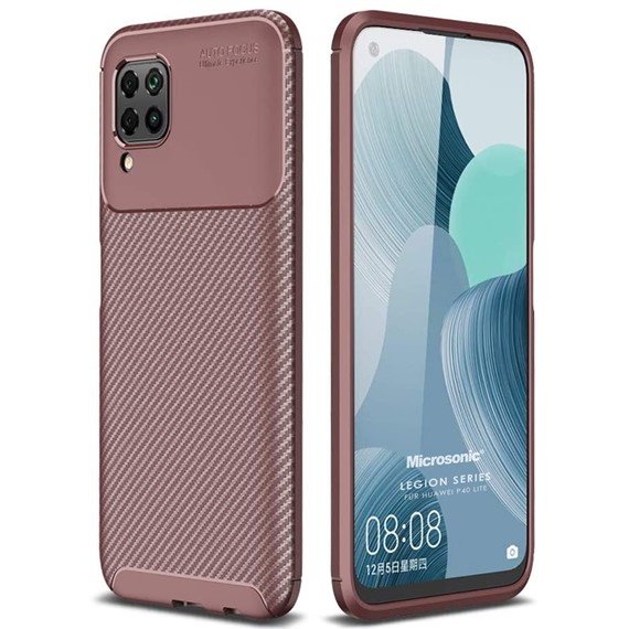 Microsonic Huawei P40 Lite Kılıf Legion Series Kahverengi 1