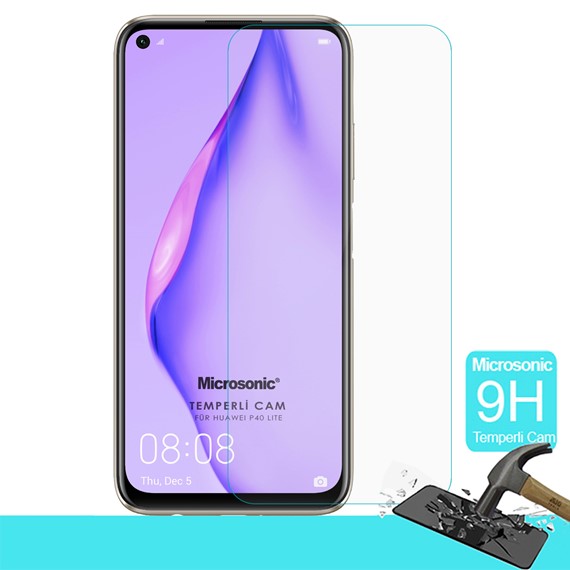 Microsonic Huawei P40 Lite Temperli Cam Ekran Koruyucu 1