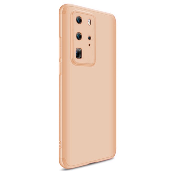 Microsonic Huawei P40 Pro Kılıf Double Dip 360 Protective Gold 2