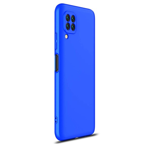 Microsonic Huawei P40 Lite Kılıf Double Dip 360 Protective Mavi 2