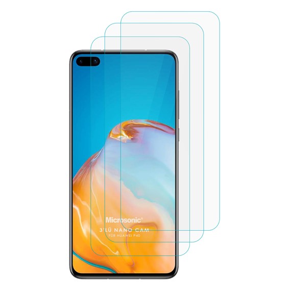 Microsonic Huawei P40 Screen Protector Nano Glass 3 Pack 2