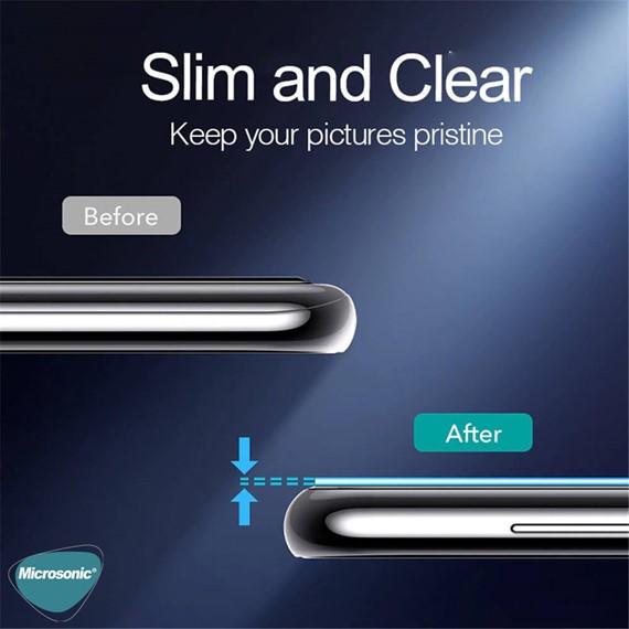 Microsonic Huawei Pura 70 Pro Kamera Lens Koruma Camı V2 Siyah 3