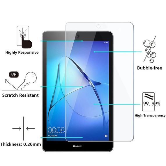 Microsonic Huawei MediaPad T3 7 Temperli Cam Ekran koruyucu 5