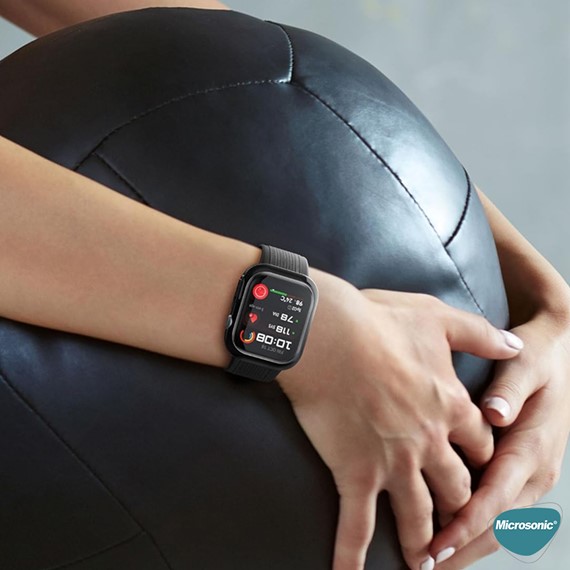 Microsonic Huawei Watch D2 Kılıf 360 Full Round Soft Silicone Gold 2