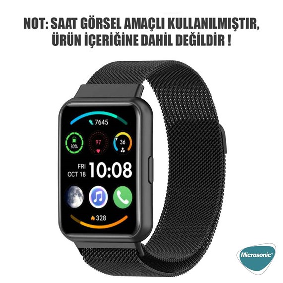 Microsonic Huawei Watch Fit 2 Milanese Loop Kordon Gold 2