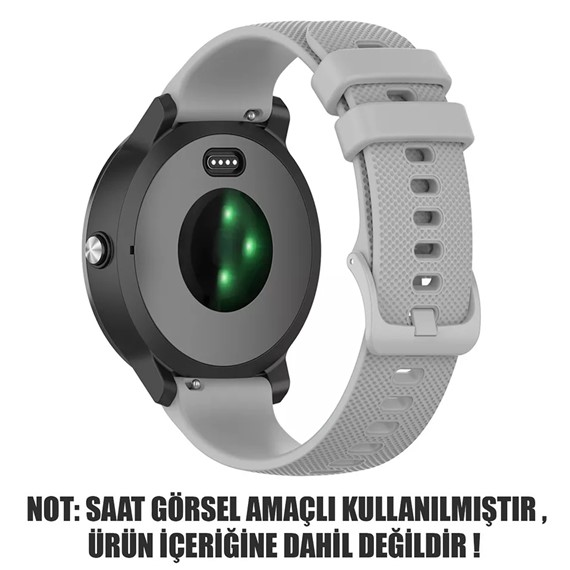 Microsonic Garmin Venu 3S Kordon Silicone Sport Band Gri 2