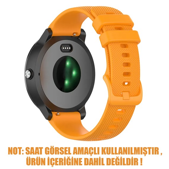 Microsonic Garmin Venu 3S Kordon Silicone Sport Band Hardal 2