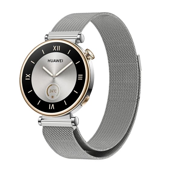 Microsonic Huawei Watch GT5 41mm Milanese Loop Kordon Gümüş 2