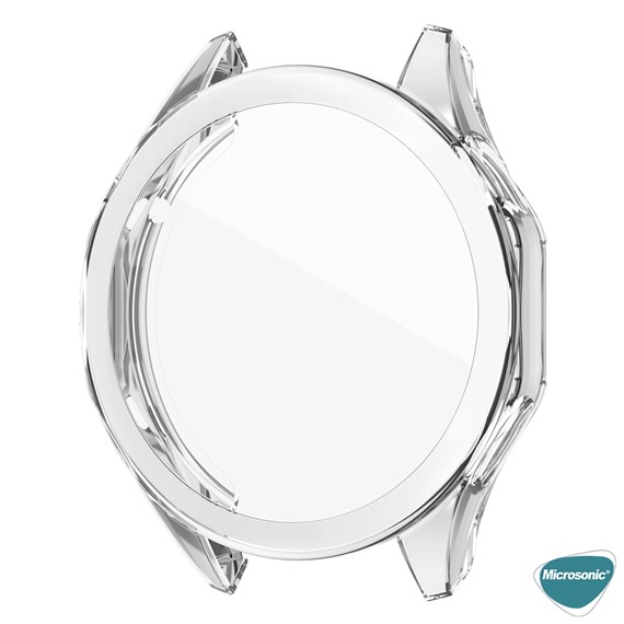 Microsonic Huawei Watch GT4 46mm Kılıf 360 Full Round Soft Silicone Şeffaf 2