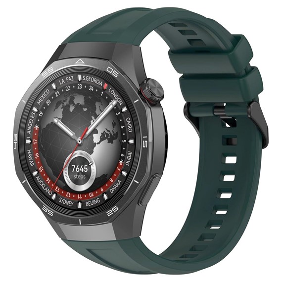 Microsonic Huawei Watch GT5 Pro 46mm Kordon Silicone SwiftBands Petrol Yeşili 3