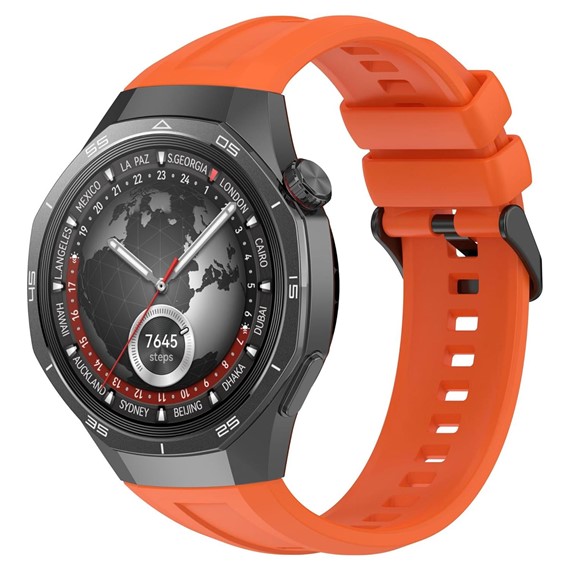 Microsonic Huawei Watch GT5 Pro 46mm Kordon Silicone SwiftBands Turuncu 3