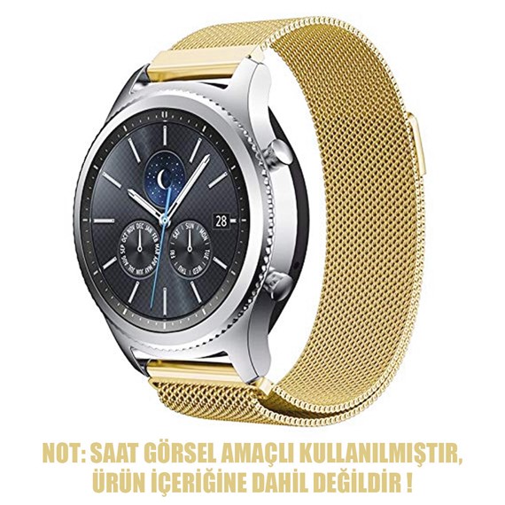 Microsonic Huawei Watch GT2 42mm Milanese Loop Kordon Gold 2