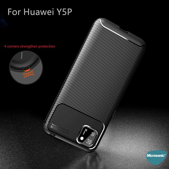 Microsonic Huawei Y5P Kılıf Legion Series Siyah 4