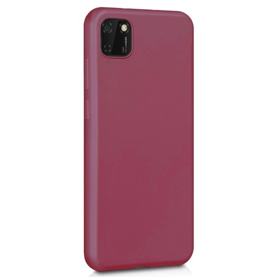 Microsonic Matte Silicone Huawei Y5P Kılıf Mor 2