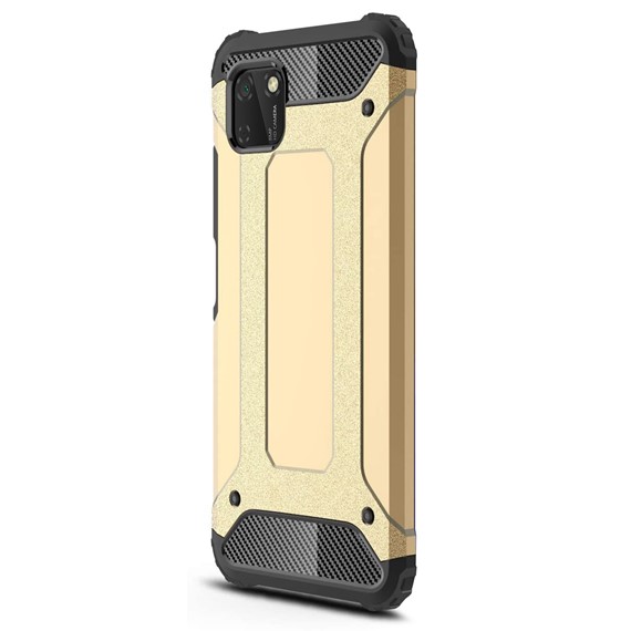 Microsonic Huawei Y5P Kılıf Rugged Armor Gold 2