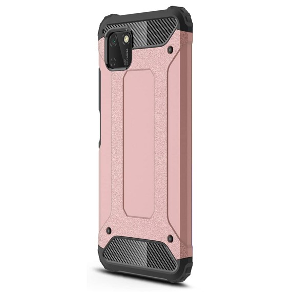 Microsonic Huawei Y5P Kılıf Rugged Armor Rose Gold 2