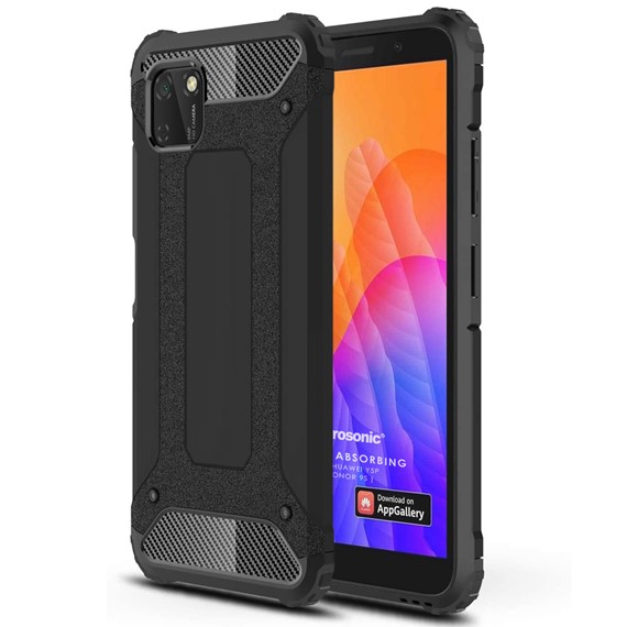 Microsonic Huawei Y5P Kılıf Rugged Armor Siyah 1