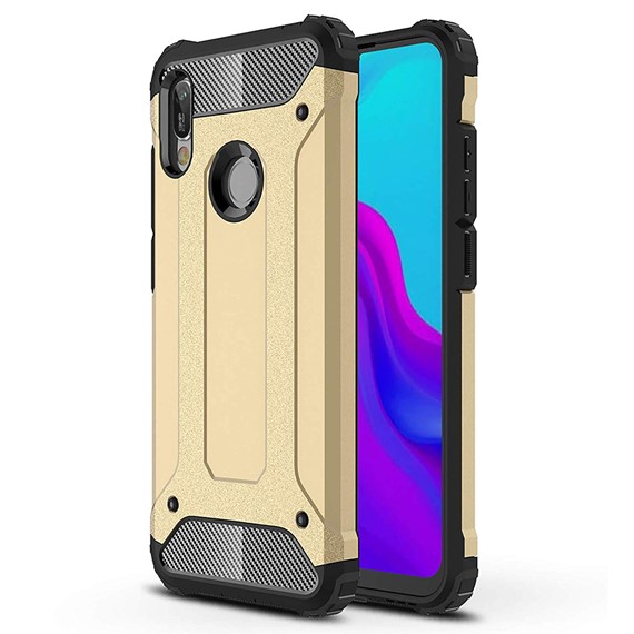 Microsonic Huawei Y6 2019 Kılıf Rugged Armor Gold 1