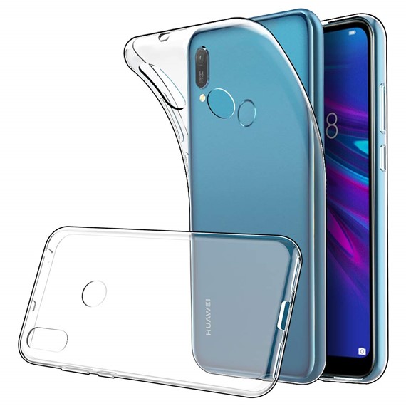 Microsonic Huawei Y6 2019 Kılıf Transparent Soft Beyaz 3