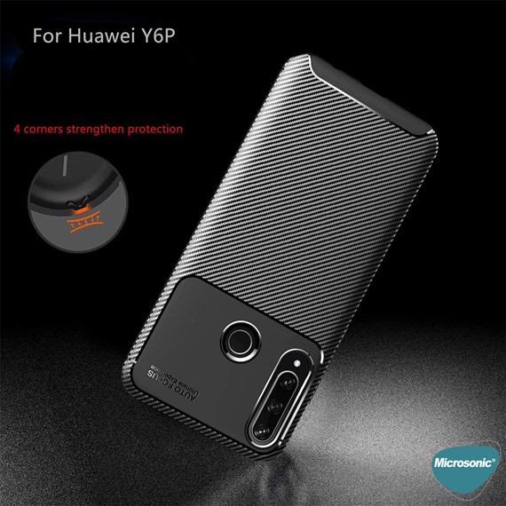 Microsonic Huawei Y6P Kılıf Legion Series Kahverengi 4