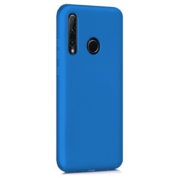 Microsonic Matte Silicone Huawei Y6P Kılıf Mavi 2