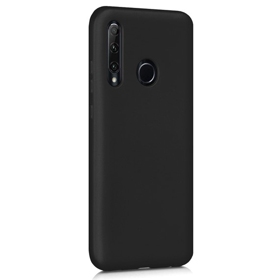 Microsonic Matte Silicone Huawei Y6P Kılıf Siyah 2