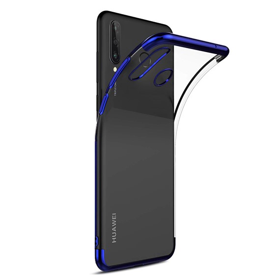 Microsonic Huawei Y6P Kılıf Skyfall Transparent Clear Mavi 2