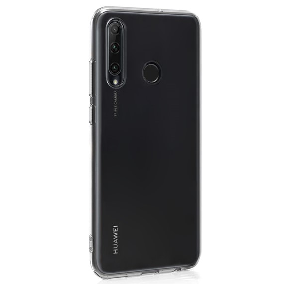 Microsonic Huawei Y6P Kılıf Transparent Soft Beyaz 2