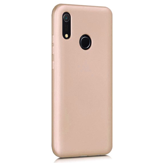 Microsonic Matte Silicone Huawei Y6s 2019 Kılıf Gold 2